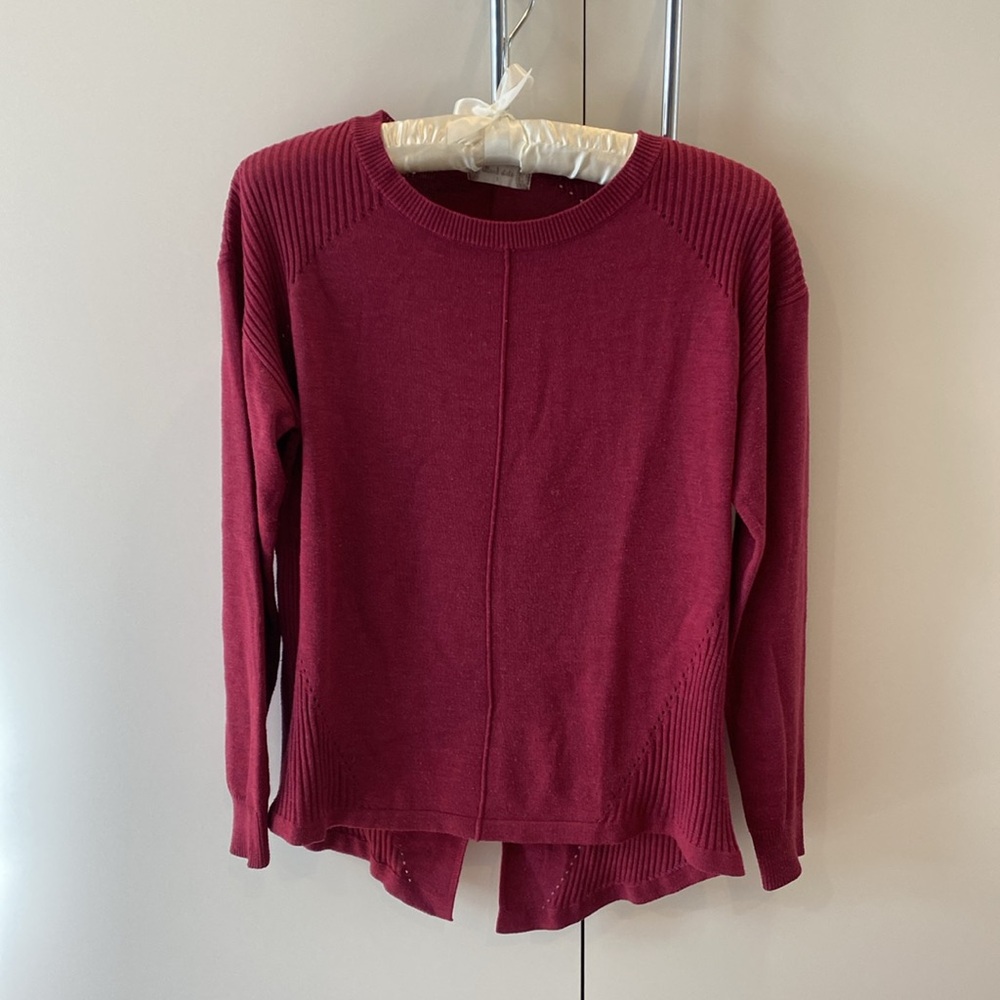 Altard State maroon pullover sweater, size S